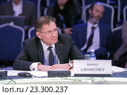 Алексей Лихачев - первый заместитель Министра экономического развития Российской Федерации на Петербургском международном экономическом форуме ПМЭФ-2016. Редакционное фото, фотограф Игорь Долгов / Фотобанк Лори