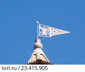 Флюгер на Головиной башне в крепости Орешек, остров Ореховый, Шлиссельбург (2016 год). Стоковое фото, фотограф Алина Сбитнева / Фотобанк Лори
