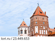 Мирский замок. Городской поселок Мир. Беларусь (2012 год). Стоковое фото, фотограф Владимир Сорокин / Фотобанк Лори