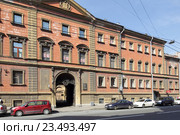 Санкт-Петербург, улица Миллионная дом 19, фасад (2016 год). Редакционное фото, фотограф Дмитрий Неумоин / Фотобанк Лори