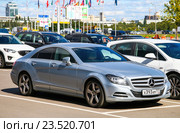 Mercedes-Benz W218 CLS-class (2016 год). Редакционное фото, фотограф Art Konovalov / Фотобанк Лори