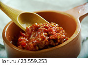 omato nut spread. Стоковое фото, фотограф Александр Fanfo / Фотобанк Лори