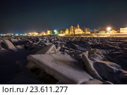 Ледяные торосы на Сухоне реке (2015 год). Стоковое фото, фотограф Даниил Зинченко / Фотобанк Лори