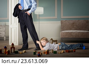 Play with me daddy . Mixed media. Стоковое фото, фотограф Sergey Nivens / Фотобанк Лори