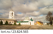 Богоявленский мужской монастырь в Мстёре (2016 год). Стоковое фото, фотограф Сергей Овчинников / Фотобанк Лори