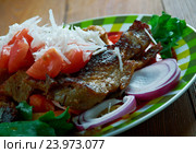 Mexican dish filet of beef. Стоковое фото, фотограф Александр Fanfo / Фотобанк Лори