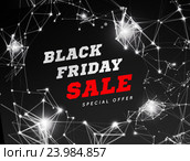 Постер с надписью Black friday sale. Стоковая иллюстрация, иллюстратор Павлов Максим / Фотобанк Лори