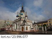 Саратов. Церковь "Утоли моя печали" (2016 год). Редакционное фото, фотограф Литвяк Игорь / Фотобанк Лори