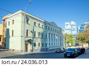 Москва. Улица Рождественка, 31, строение 1. Дом Карла Жоли (2016 год). Стоковое фото, фотограф Елена Коромыслова / Фотобанк Лори