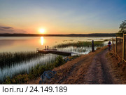 Вечер на Сунукуле (2016 год). Стоковое фото, фотограф Юрий Хорев / Фотобанк Лори