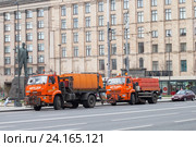 Поливомоечные автомобили Автодор (2016 год). Редакционное фото, фотограф Юлия Кузнецова / Фотобанк Лори