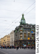 Вид на Невский проспект Санкт-Петербург (2016 год). Редакционное фото, фотограф Успенская Елена / Фотобанк Лори