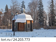 Часовня Кирилла Вельского в городе Вельске Архангельской области (2016 год). Стоковое фото, фотограф Николай Мухорин / Фотобанк Лори