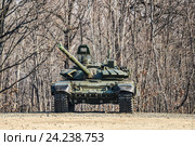 Russian tank T-72. Стоковое фото, фотограф Алексей Суворов / Фотобанк Лори