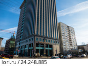 «Роснефть» Центральный офис в Москве (2016 год). Редакционное фото, фотограф hank / Фотобанк Лори