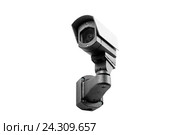 CCTV камера на белом фоне. Стоковое фото, фотограф Зайцев Алексей / Фотобанк Лори