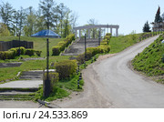 Старая разрушенная Иерусалимская лестница в городе Иркутск (2016 год). Стоковое фото, фотограф Юлия Батурина / Фотобанк Лори
