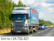 Scania R420 (2012 год). Редакционное фото, фотограф Art Konovalov / Фотобанк Лори