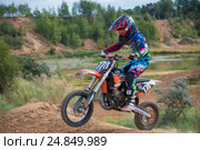Лобашев 	Егов 778  (Обнинск), класс "Country Kidz",  4 Этап Кубока XSR-MOTO.RU по Кантри Кроссу, мотопарк Вельяминово. Репортаж (2016 год). Редакционное фото, фотограф Pukhov K / Фотобанк Лори