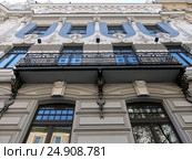 Рига, Михаил Эзенштейн, Элизабетес 10б, модерн (2016 год). Стоковое фото, фотограф Andrejs Vareniks / Фотобанк Лори
