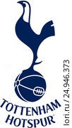 Эмблема футбольного клуба Tottenham Hotspur. Англия. Редакционная иллюстрация, иллюстратор Владимир Макеев / Фотобанк Лори