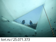 Diving ice-hole, icedivind in like, Alexandrovsky like, Ukraine. Стоковое фото, фотограф Некрасов Андрей / Фотобанк Лори