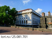 Manila, Philippines - March 7, 2016: Vintage wall's Intramuros in Manila. Стоковое фото, фотограф Ершов Максим / Фотобанк Лори