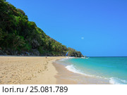 Beautiful Puka Beach Boracay Island, Philippines. Стоковое фото, фотограф Ершов Максим / Фотобанк Лори