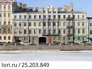 Набережная реки Фонтанки 103. Дом Герварт. Санкт-Петербург (2017 год). Редакционное фото, фотограф Анна Зеленская / Фотобанк Лори