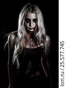 Pale bloody woman. Стоковое фото, фотограф Art Konovalov / Фотобанк Лори