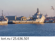 Судно снабжения Ram Nation в Port Fourchon (2017 год). Редакционное фото, фотограф Алексей Шматков / Фотобанк Лори