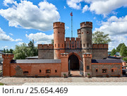 View of Friedrichsburg gate in Kaliningrad city. Russia (2015 год). Стоковое фото, фотограф Alexander Tihonovs / Фотобанк Лори