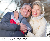 Cheerful husband and wife resting together. Стоковое фото, фотограф Яков Филимонов / Фотобанк Лори