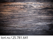Wooden background. Old cracked and painted from time wood surfac. Стоковое фото, фотограф Наталья Семкина / Фотобанк Лори