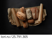 Assortment of different types of bread. Стоковое фото, фотограф Ярослав Данильченко / Фотобанк Лори