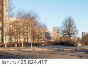 Краснопутиловская улица. Санкт-Петербург (2017 год). Редакционное фото, фотограф Александр Щепин / Фотобанк Лори