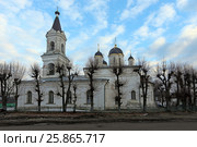 Храм Троицы Живоначальной («Белая Троица») в городе Твери (2017 год). Стоковое фото, фотограф Алексей Гусев / Фотобанк Лори