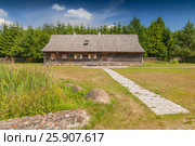Open air folk museum Skansen in Bialowieza, Poland. Стоковое фото, агентство BE&W Photo / Фотобанк Лори