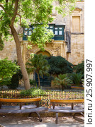 The Prince Alfred's Courtyard of the Grandmaster's Palace. Valletta. Malta (2015 год). Стоковое фото, фотограф Сергей Пристяжнюк (Serg Zastavkin) / Фотобанк Лори