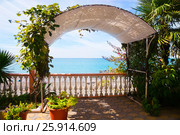 Beautiful terrace on the seashore. Стоковое фото, фотограф Светлана Кузнецова / Фотобанк Лори