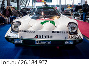 STUTTGART, GERMANY - MARCH 03, 2017: Sports and rally car Lancia Stratos HF (Tipo 829), 1975. Europe's greatest classic car exhibition "RETRO CLASSICS" Редакционное фото, фотограф Sergey Kohl / Фотобанк Лори