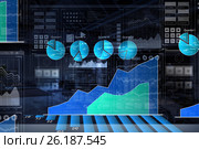 Business digital infographs. Стоковая иллюстрация, иллюстратор Sergey Nivens / Фотобанк Лори