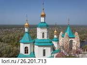 Church of the St Nicolas in Sviatohirsk Lavra. Стоковое фото, фотограф Валентин Лещименко / Фотобанк Лори