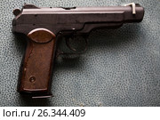 Russian military pistol - APS Stechkin - soviet weapon. Стоковое фото, фотограф Константин Шишкин / Фотобанк Лори