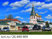 Валдайский Иверский Святоозерский Богородицкий православный мужской монастырь (2017 год). Редакционное фото, фотограф Роман Рожков / Фотобанк Лори