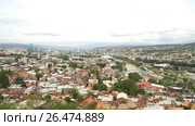 Panorama of Tbilisi. Стоковое видео, видеограф Виктор Аллин / Фотобанк Лори
