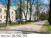 Конногвардейский бульвар. Санкт-Петербург (2017 год). Редакционное фото, фотограф Александр Щепин / Фотобанк Лори