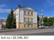 Дом купца Билибина (Музей оружия и дом пленного Шамиля). Город Калуга, улица Пушкина, 4 (2017 год). Редакционное фото, фотограф Алексей Гусев / Фотобанк Лори