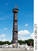 Башня-маяк в парке 300-летия Санкт-Петербурга (2017 год). Редакционное фото, фотограф Александр Щепин / Фотобанк Лори