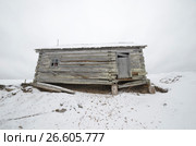 Поморская тоня на берегу Белого моря. Россия, Архангельская область, Приморский район (2016 год). Стоковое фото, фотограф Яковлев Сергей / Фотобанк Лори